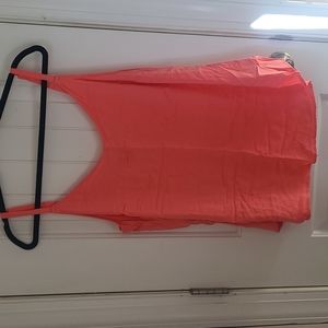 Torrid Size 1 Coral Challis Tank